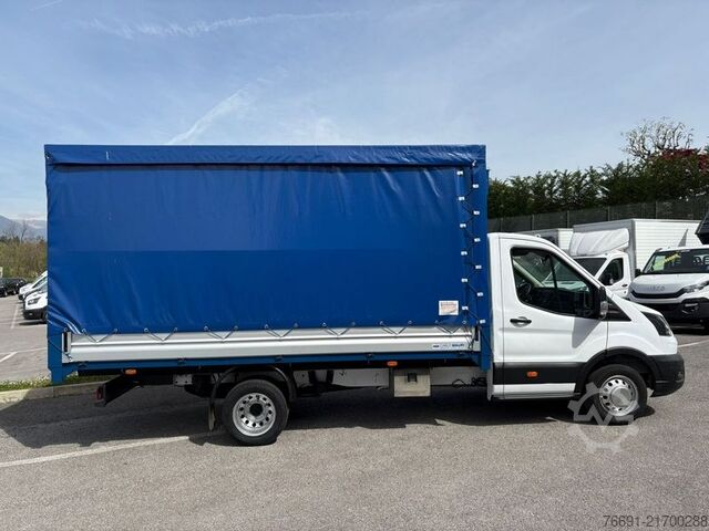Transporter mit Pritsche & Plane Ford Transit 350 - Telo e Tenda Elettrica