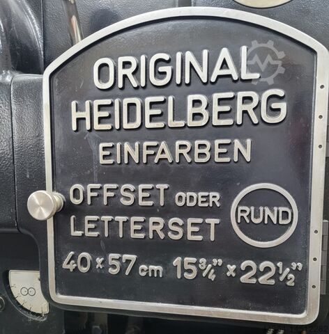 Sheet-fed offset printing machine Heidelberg KOR