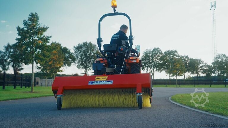 VM-150 sweeper / sweeping brush NEW for compact tractor VM 150 veegmachine / veegborstel NIEUW voor minitractor