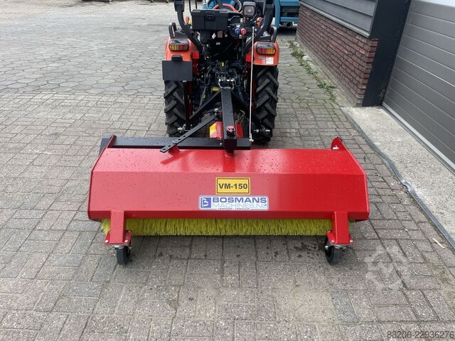 VM-150 sweeper / sweeping brush NEW for compact tractor VM 150 veegmachine / veegborstel NIEUW voor minitractor