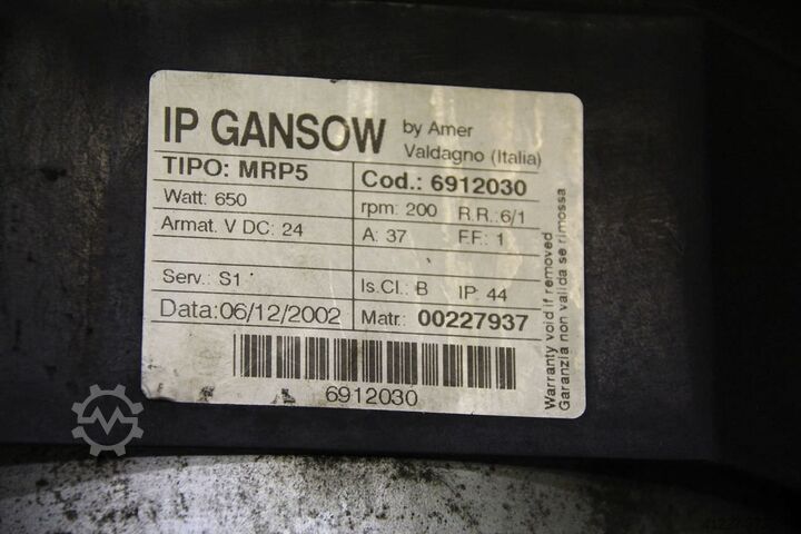 Electric motor 24 V Gansow MRP5