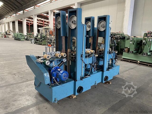 Seitlicher Schleifer mit 2 vertikalen Bändern, für gerade oder geformte Teile Omef