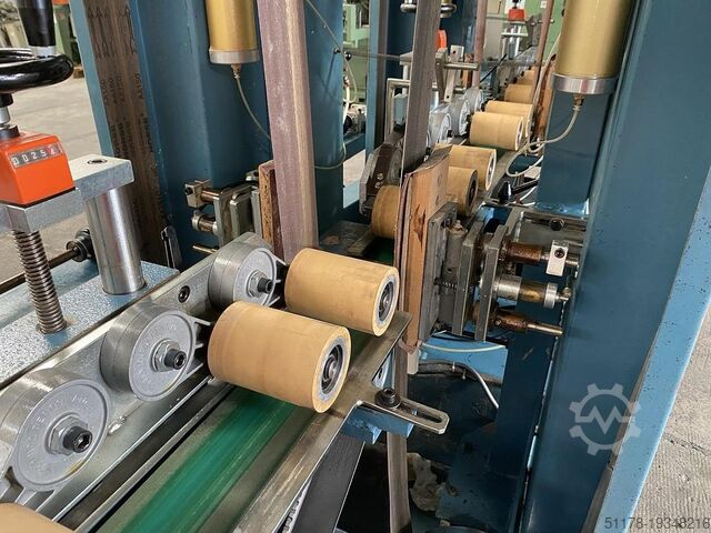 Seitlicher Schleifer mit 2 vertikalen Bändern, für gerade oder geformte Teile Omef