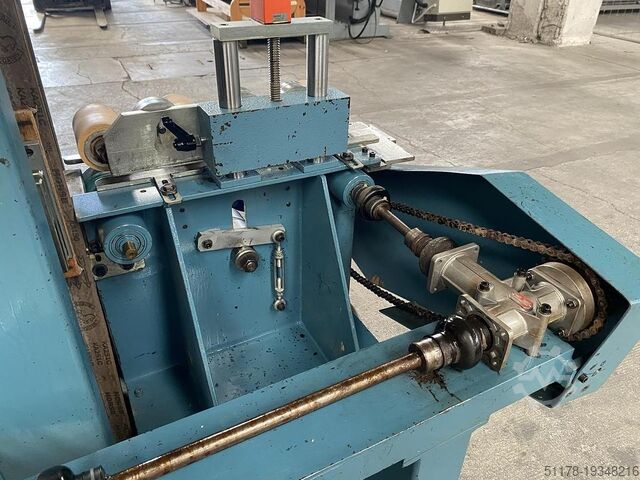 Lateral sander with 2 vertical belts, for straight or shaped pieces Omef 