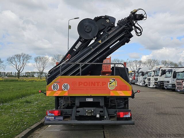 Platform trailer SCANIA P410 HIAB 258EP5
