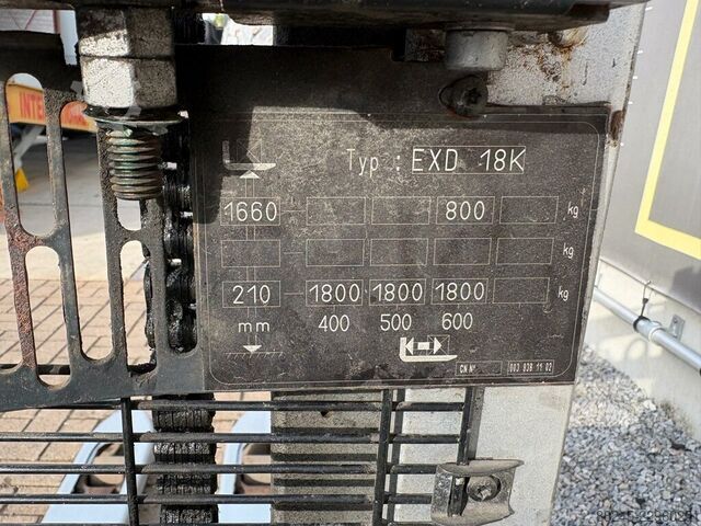 VS-23144 Electric DOUBLE stacker Still EXD 18K STILL EXD 18K