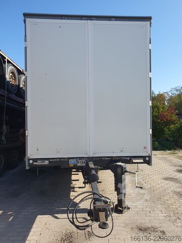 Tandem platform trailer Fliegl TPS 118 Durchladeanhänger 7,3 Meter
