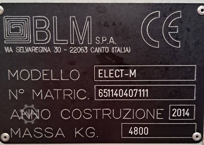 BLM ELECT 52 Electro-Hydraulic Tube Bender Blm CURVATUBI ELETTRO/IDRAULICA BLM ELECT 52