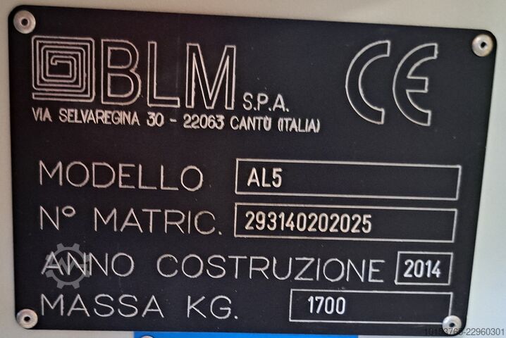BLM ELECT 52 Electro-Hydraulic Tube Bender Blm CURVATUBI ELETTRO/IDRAULICA BLM ELECT 52