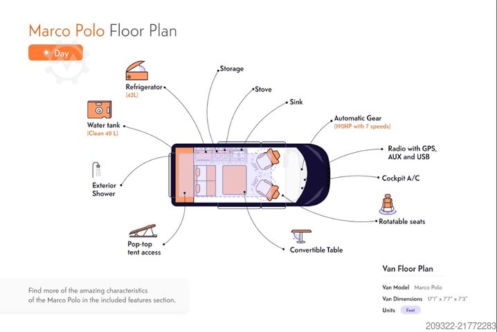 Wohnwagen/Wohnmobil Mercedes Marco Polo 250d |2022|EURO 6| Automatico | Venditore professionale