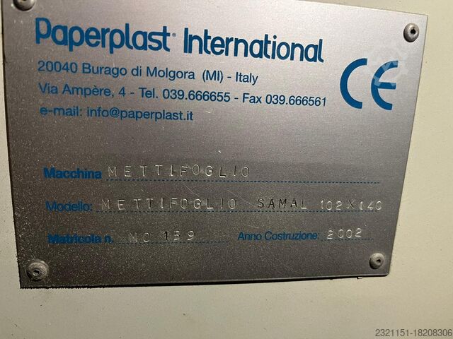 Hot Cellophane Machine Paperplast 