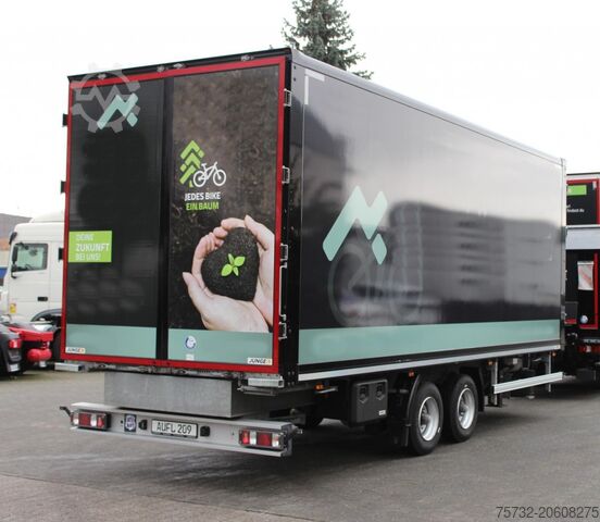 Box trailer Junge 2-Achser BPW Durchladen Doppelstock TOP