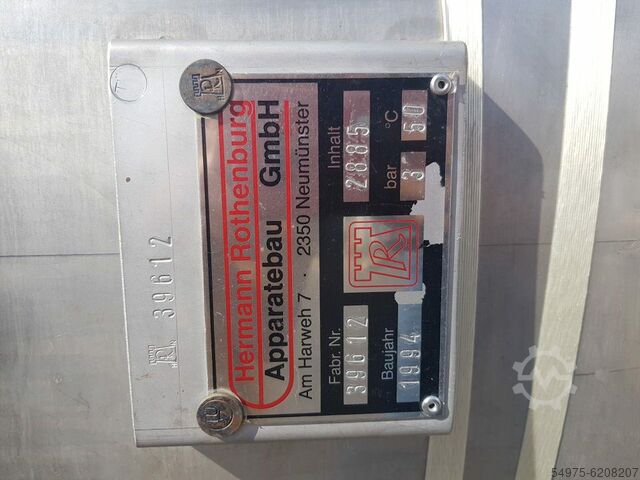 Stainless steel tank Pressure tank 10575