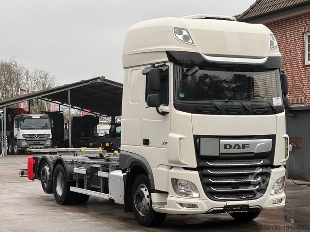 Swap body truck DAF XF 450 EU6 6x2 SDG Wechselfahrgestell Liftachse