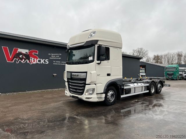 Swap body truck DAF XF 450 EU6 6x2 SDG Wechselfahrgestell Liftachse