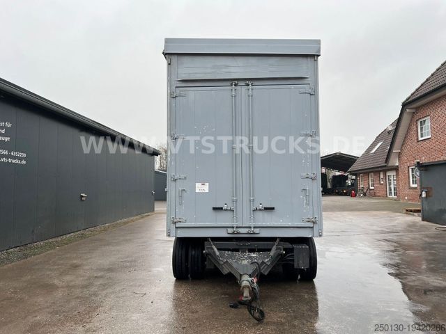 Horse transport trailer Finkl VA 24 3.Stock Vieh. Hubdach Rampe 3 Achsen