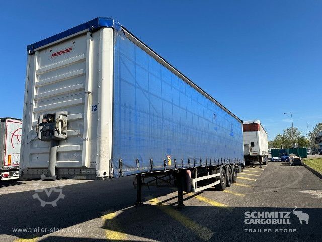 Open semitrailer with tarp Fruehauf Semitrailer Curtainsider Standard