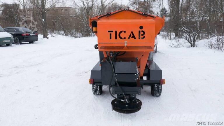 Mastic asphalt mixer TICAB Salt and Sand Spreader RPS 1500