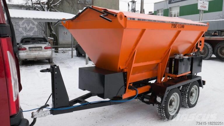 Mastic asphalt mixer TICAB Salt and Sand Spreader RPS 1500