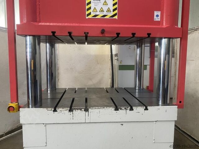 4-Säulen Hydraulikpresse, Tuschierpresse, Gleichlaufpresse, Doppelständer Säulenpresse, Werkzeuprobi AGEO GHP 200 H6