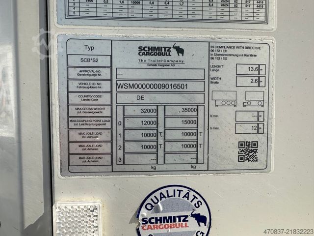 Reefer semitrailer SCHMITZ CARGOBULL SCB 2 / Carrier ICELAND / Elektro / 3 x Kammer