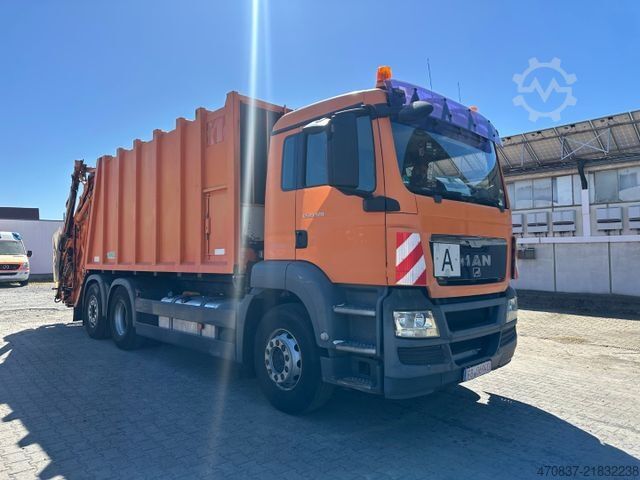Garbage truck MAN TGS 26.320 / Haller / Sperrmüll