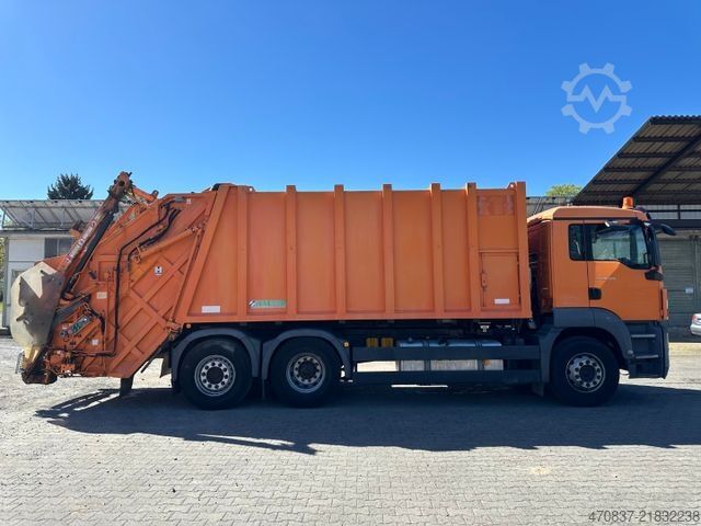 Garbage truck MAN TGS 26.320 / Haller / Sperrmüll