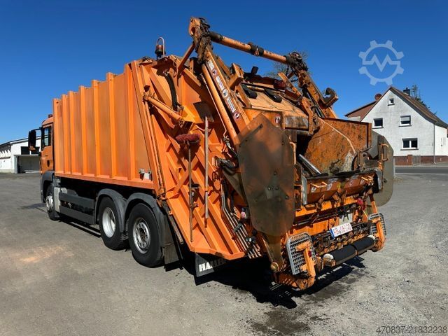 Garbage truck MAN TGS 26.320 / Haller / Sperrmüll