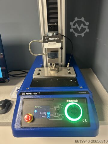 Tensile testing machine and compression testing machine 5 kN or 7.5 kN Mecmesin OmniTest 7,5 kN