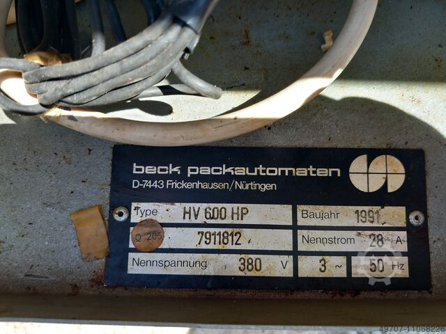 Shrink tunnel, heat tunnel, Beck HV600 600x310mm