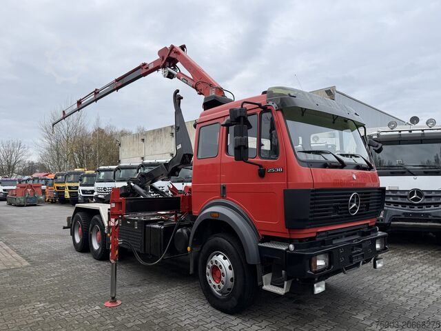 Truck mounted crane Mercedes-Benz SK 2538 6X4 Haken Kran/ Oldtimer/ Feuerwehr