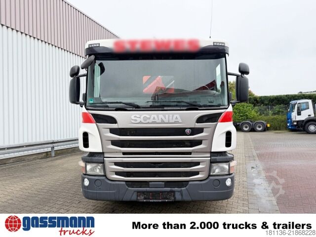 Tipper truck Scania P 320 6x2/4, Lenk-/Liftachse, Kran Palfinger PK