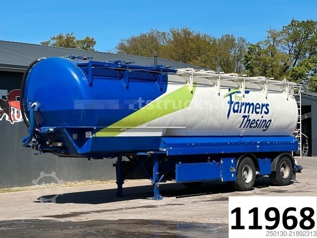 Silo semitrailer Heitling Silo 51m³ /TRIDEC/7Kammern /4Euter