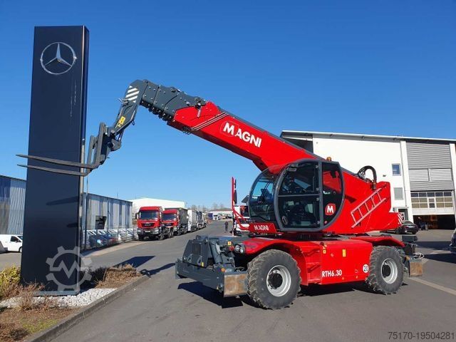 Wheel loader MAGNI Magni RTH 6.30 Roto + Funk + Klima / nur 119h!