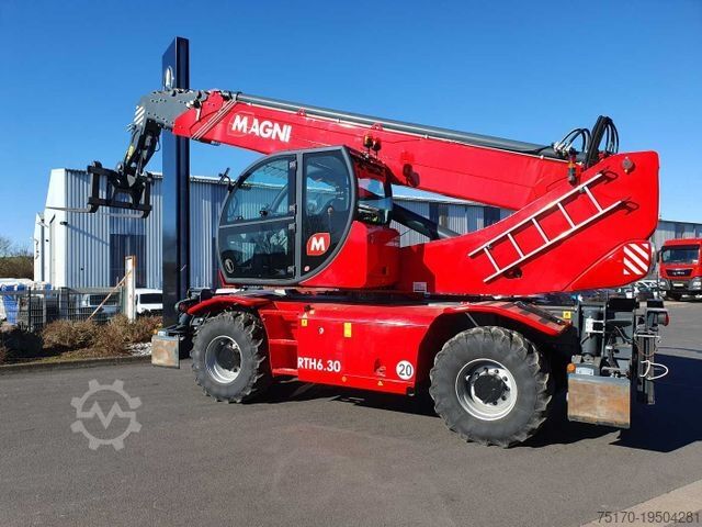 Wheel loader MAGNI Magni RTH 6.30 Roto + Funk + Klima / nur 119h!