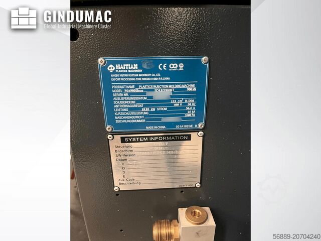 Hydraulische Spritzgießmaschine HAITIAN MA900 II eco