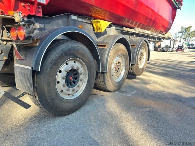 Tipper semitrailer LANGENDORF SKS-HS 24/30 Cramaro Verdeck SAF Lift Alufelgen