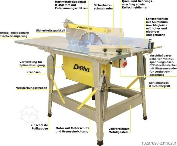 Baukreissäge Lescha CBL 450, DS - 1 ST Sonstige 