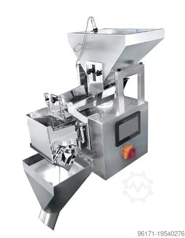 Weighing and filling machine, linear scale 2 Impuls Engineering GmbH Linear Vibrations-Waage Zweikopf 2