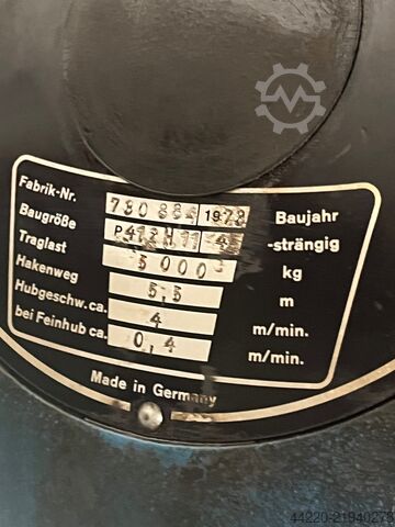 Kettenzug DEMAG 