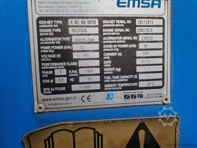 Generator EMSA E RC EG 0070