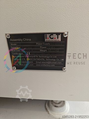 Reflow oven I.C.T L8