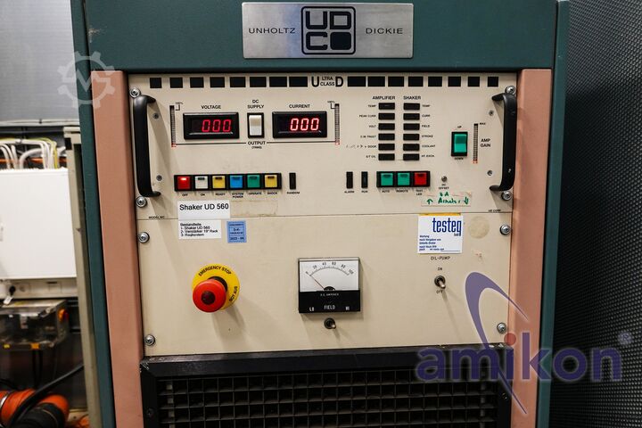 Shaker SALL50F + climate chamber Unholtz-Dickie TA117SA-560 Vibrationsprüfanlage