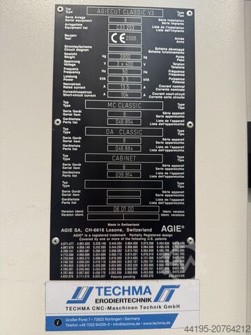 Drahterodiermaschine AGIE Classic V3