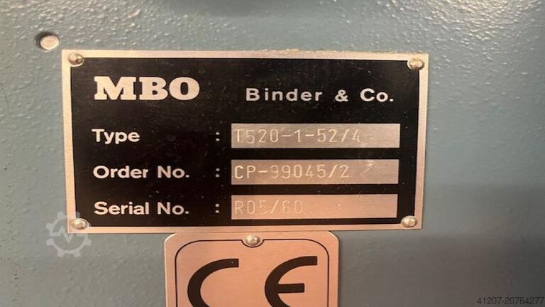 Falzmachine MBO MBO T 520 4/4/X