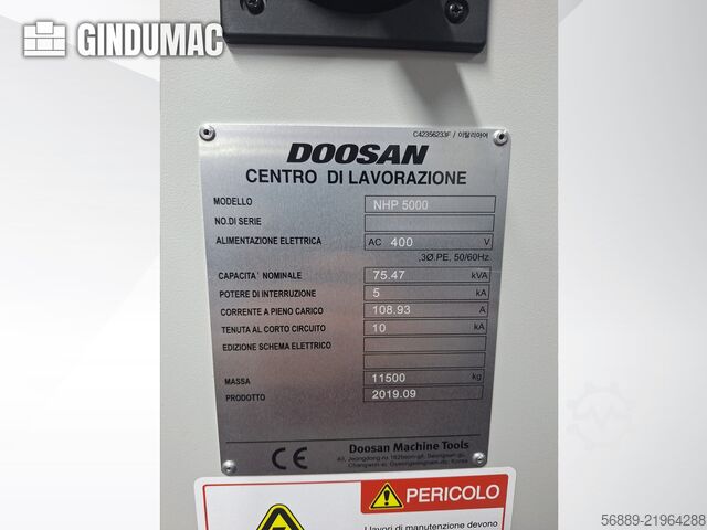 DOOSAN  NHP 5000 DOOSAN NHP 5000
