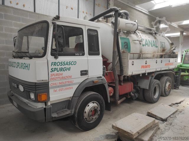 Vacuum tank truck IVECO 145.17 3ASSI