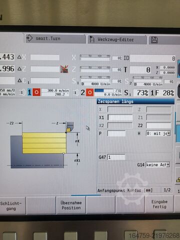 CNC-Drehmaschine DMT Kern CD402x1000
