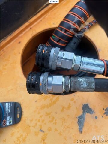 Baumaschine Schmidt folding wing snow plough