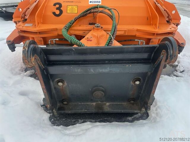 Baumaschine Schmidt U-H2 folding wing plough